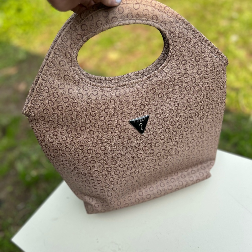 Guess Tan lunch Bag tote